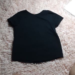 Toddler girl all Black shirt